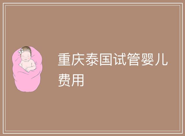 重慶泰國(guó)試管嬰兒費(fèi)用